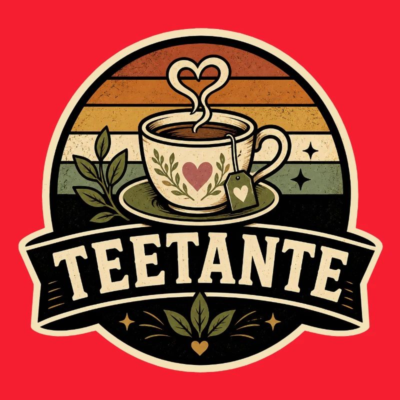 Tea Aunt Retro