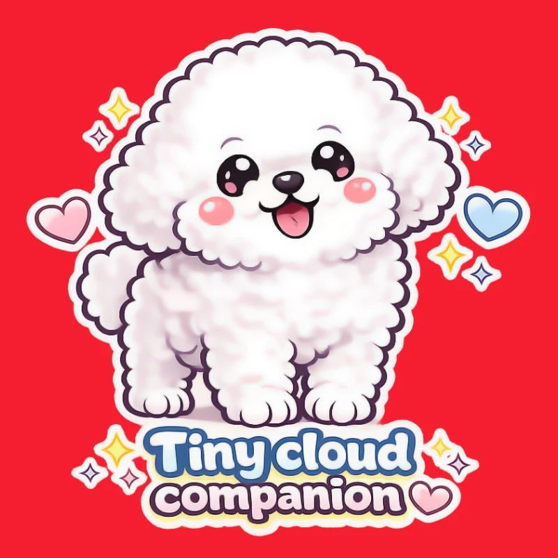 Cuddly Cloud Dog – Tiny Cloud Companion