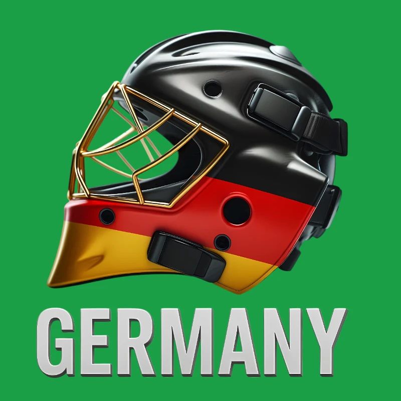 Germany Flag Helmet Graphic