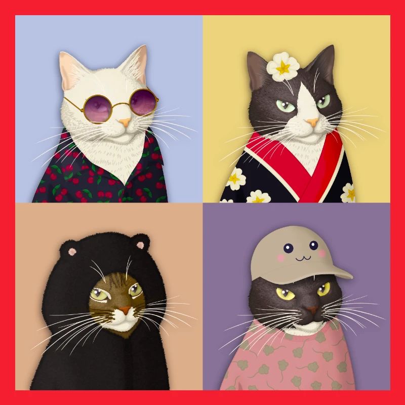 Cat Couture Quartet