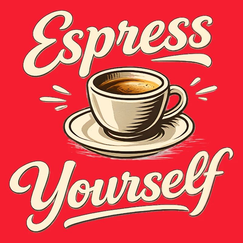 Espress Yourself - Coffee Saying Coffee Cup Idea