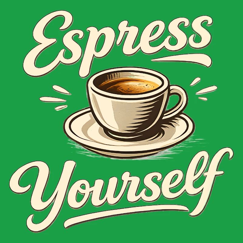 Espress Yourself - Coffee Saying Coffee Cup Idea