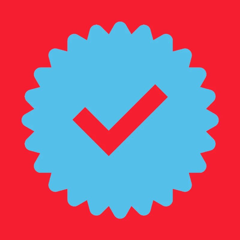 Blue Tick Abzeichen