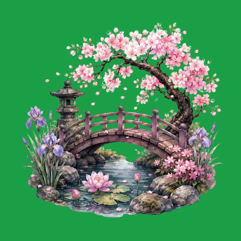 Kirschblüten Garten