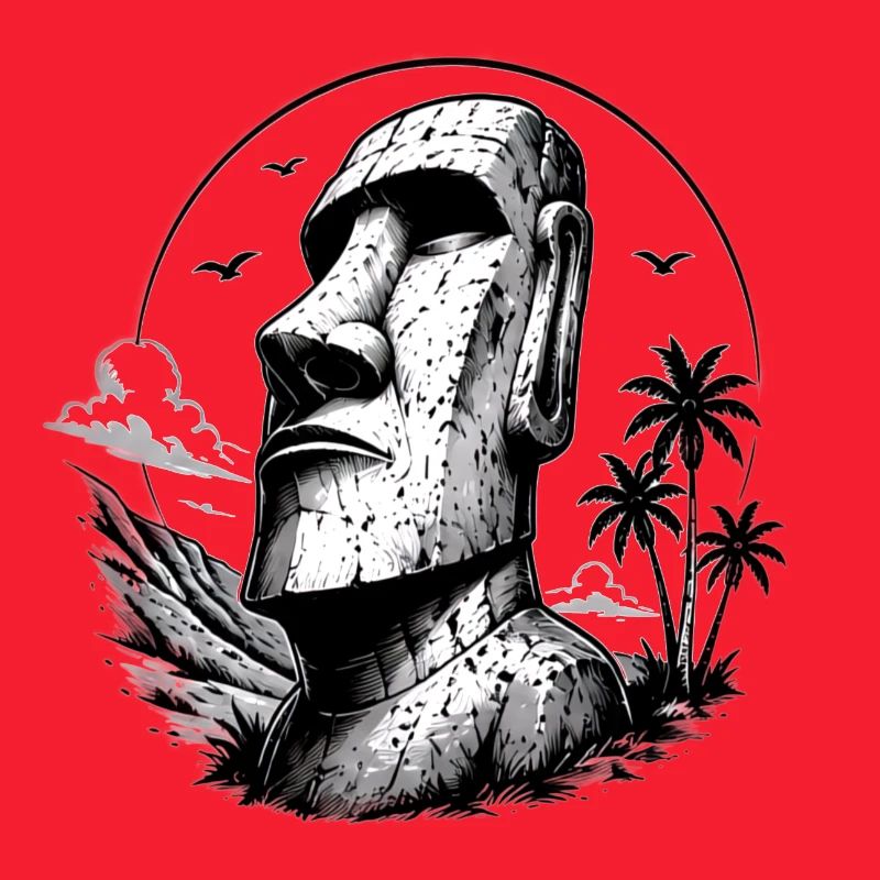 Statue de l’île de Pâques Moai