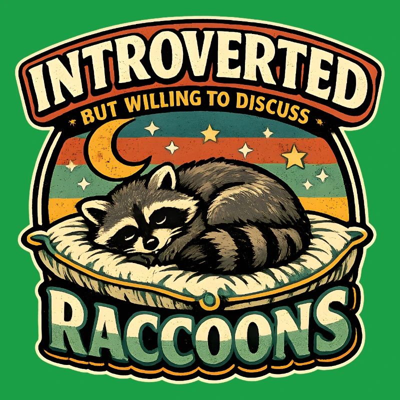Raton laveur introverti discutable