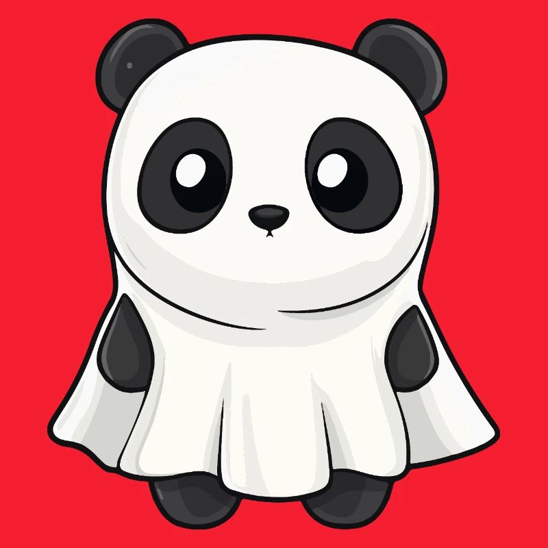 Panda Halloween Ghost