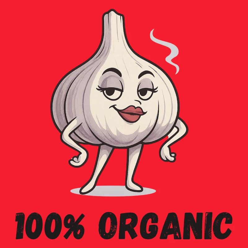 Garlic Diva Pose Organic Vegetable Garlic