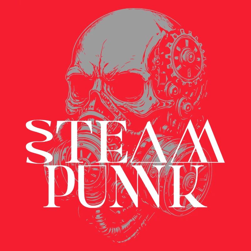 Steampunk Skull Gearwork