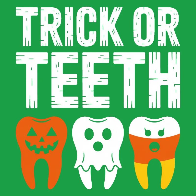 Trick oder Teeth Halloween-T-Shirt