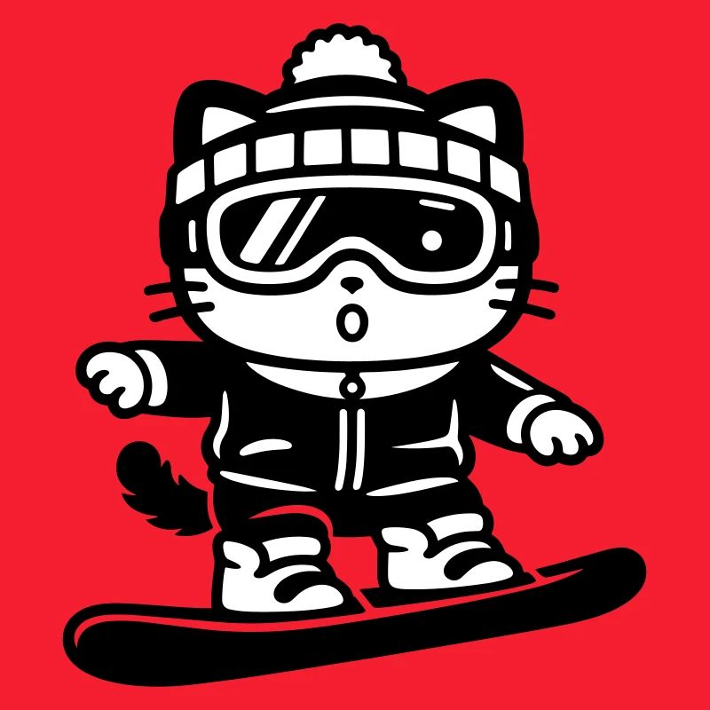 Snowboard Cat
