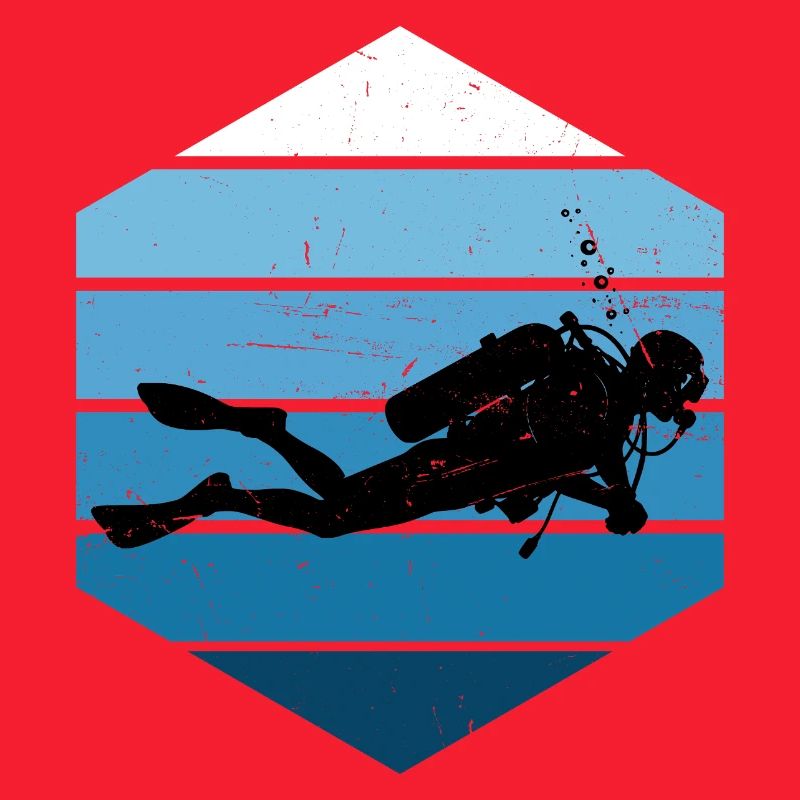 Concentration pure de plongée