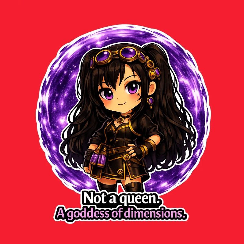 Déesse des Dimensions Lune – Steampunk Chibi