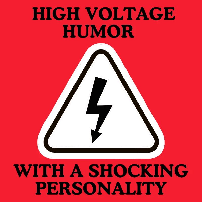 Lightning Warning Triangular Sign