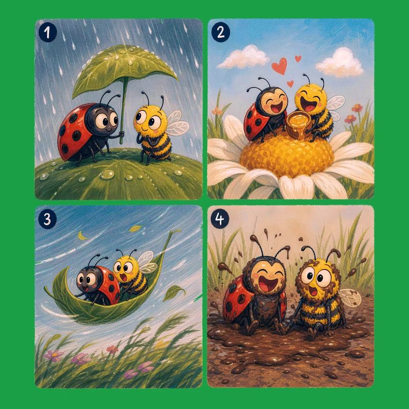 Ladybug und Bee: Eine schöne Freundschaft
