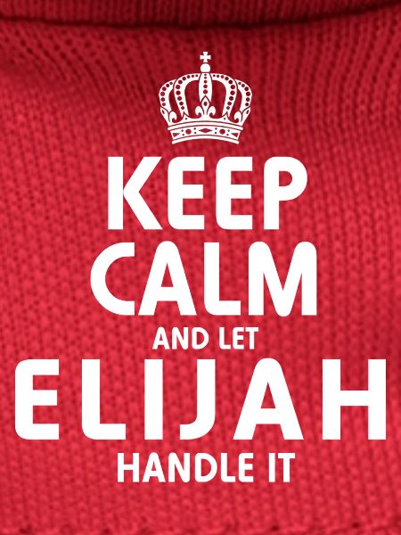 ELIJAH, regel das.