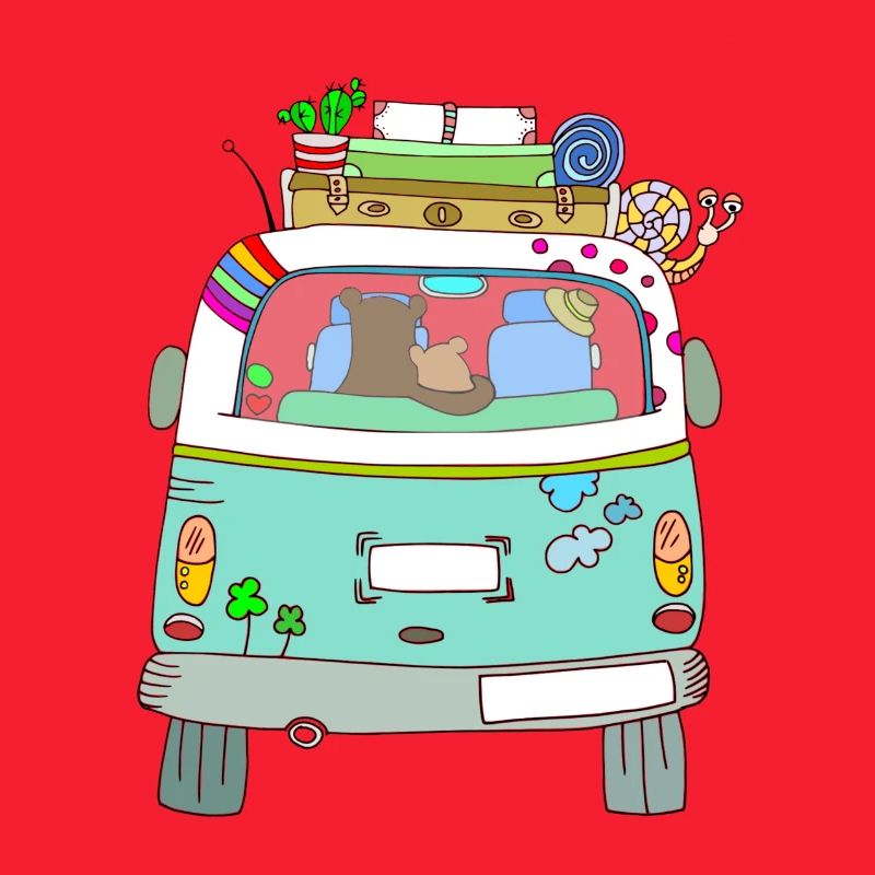 Road Trip Car Packed Adventures