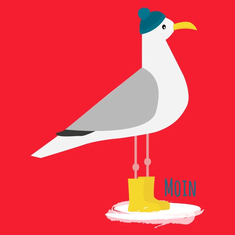 Möwe Bommelmütze MOIN