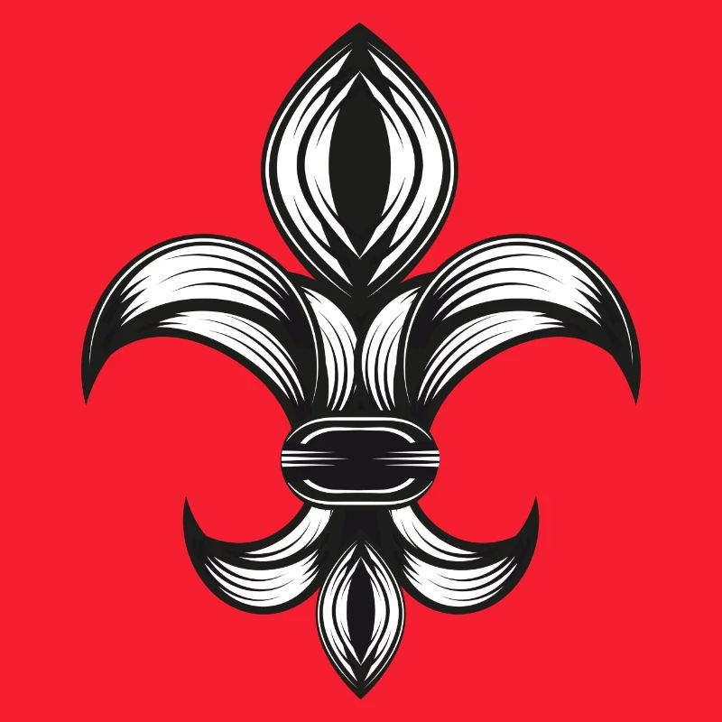 stylized iris - Fleur-de-Lys