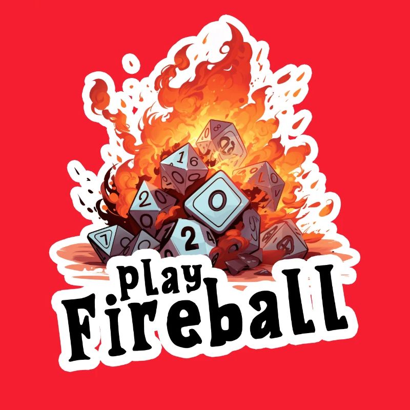 Exaggerated Fireball – Cube Chaos RPG