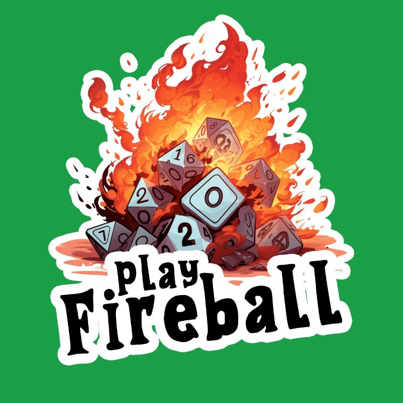 Exaggerated Fireball – Cube Chaos RPG