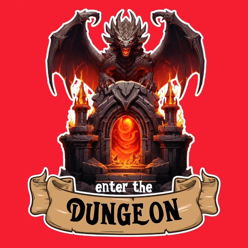 Enter the Dunegon RPG Gate Dragon
