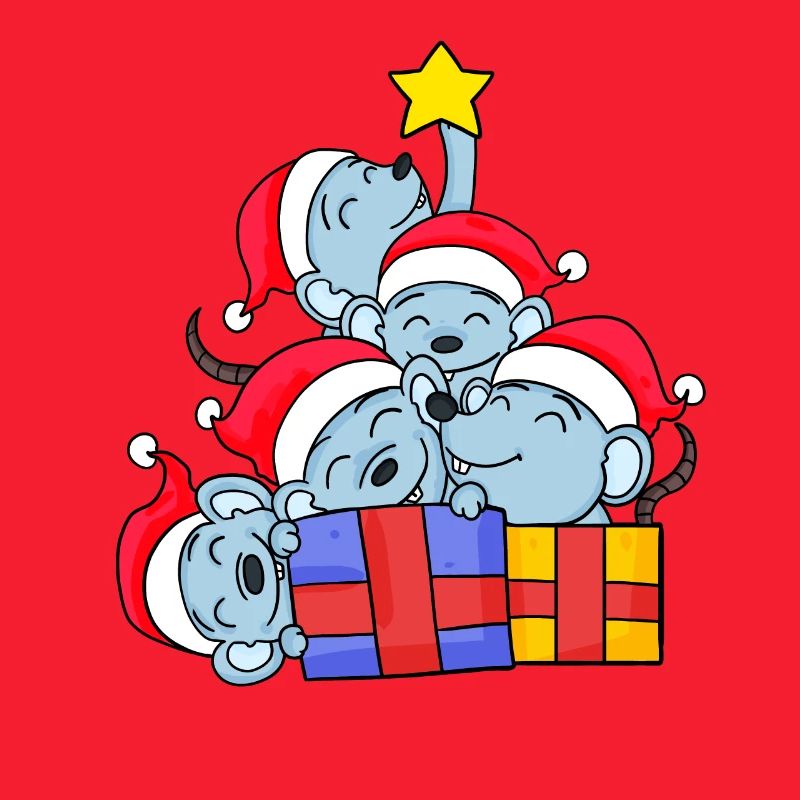 Mouse Tree Christmas Christmas Tree
