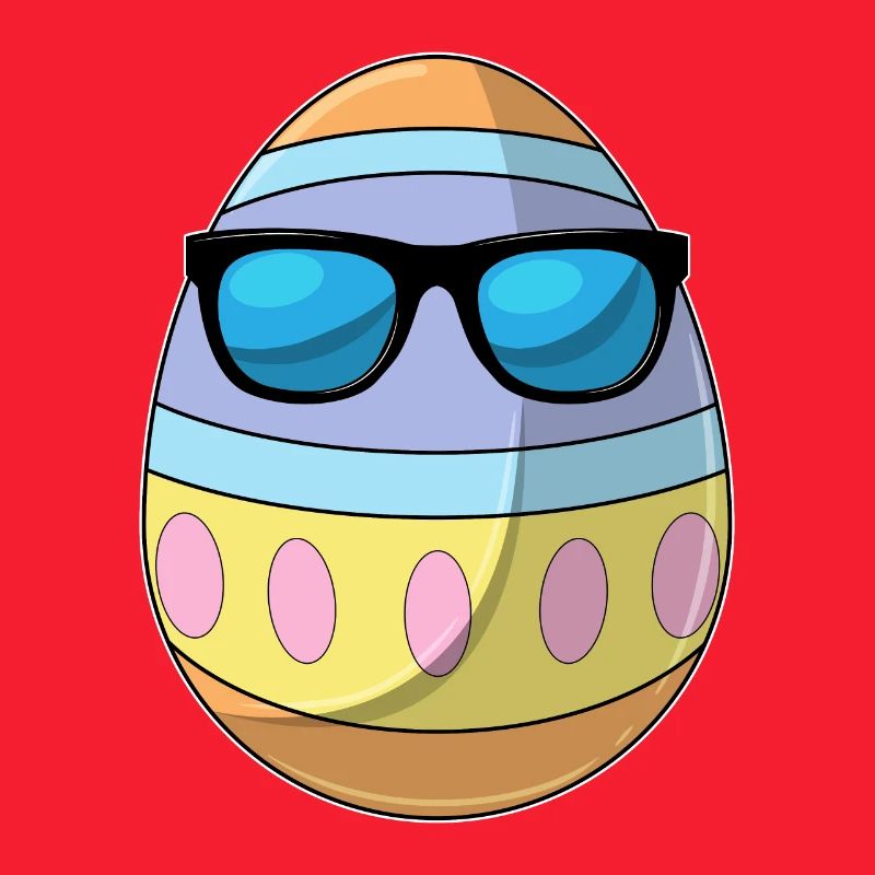 Lunettes de soleil de Pâques Easter Egg