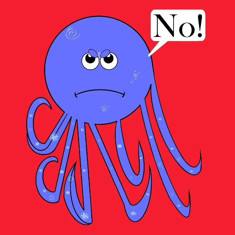 Statement No Squid, No Fun Comic, No