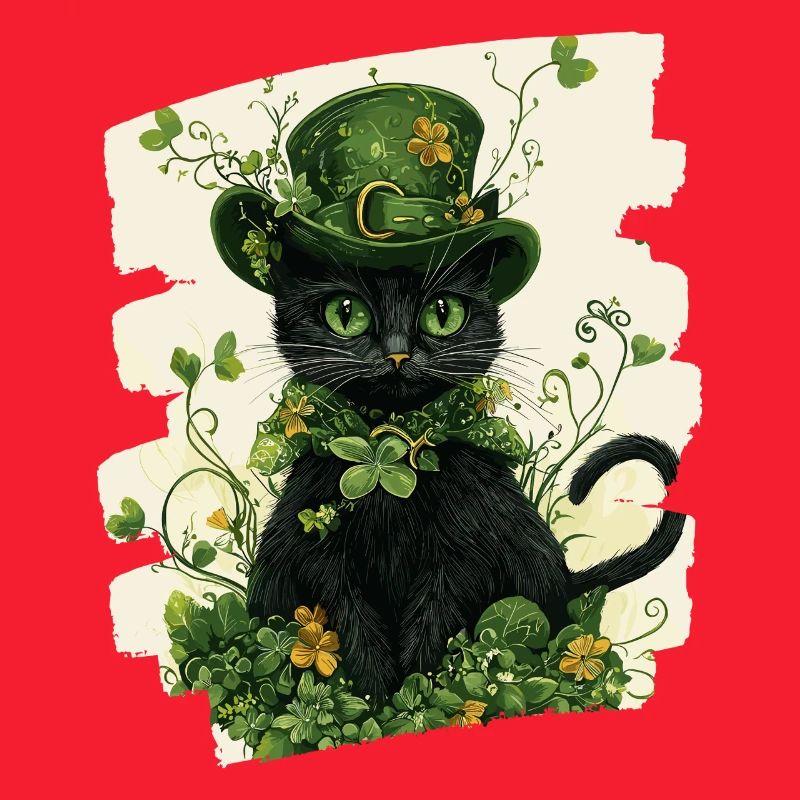 Chat de la Saint-Patrick