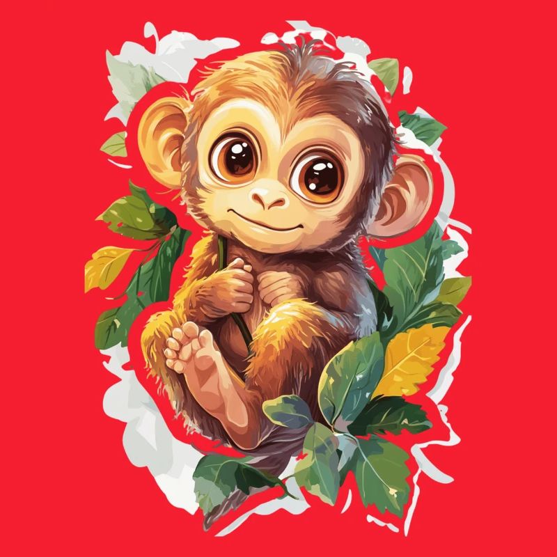 Monkey Cute Monkey Gift for Monkey Fans