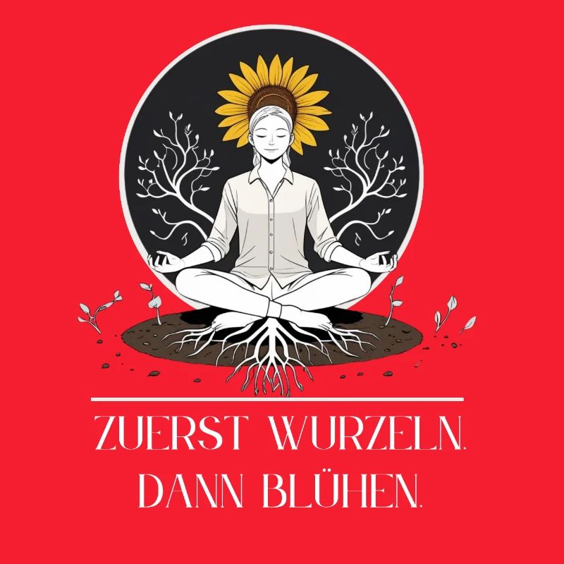 Meditation tree with sun crown