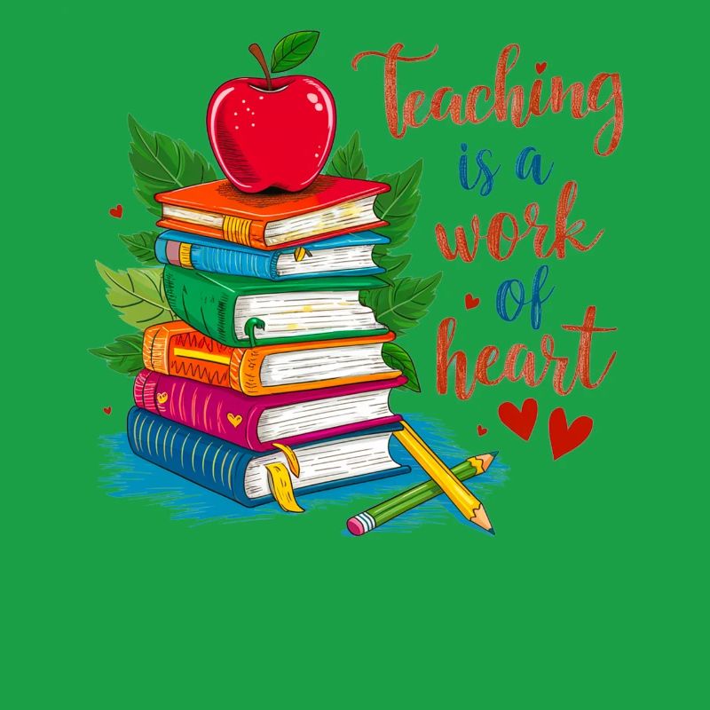 Enseignant Bokstack et Hjärta