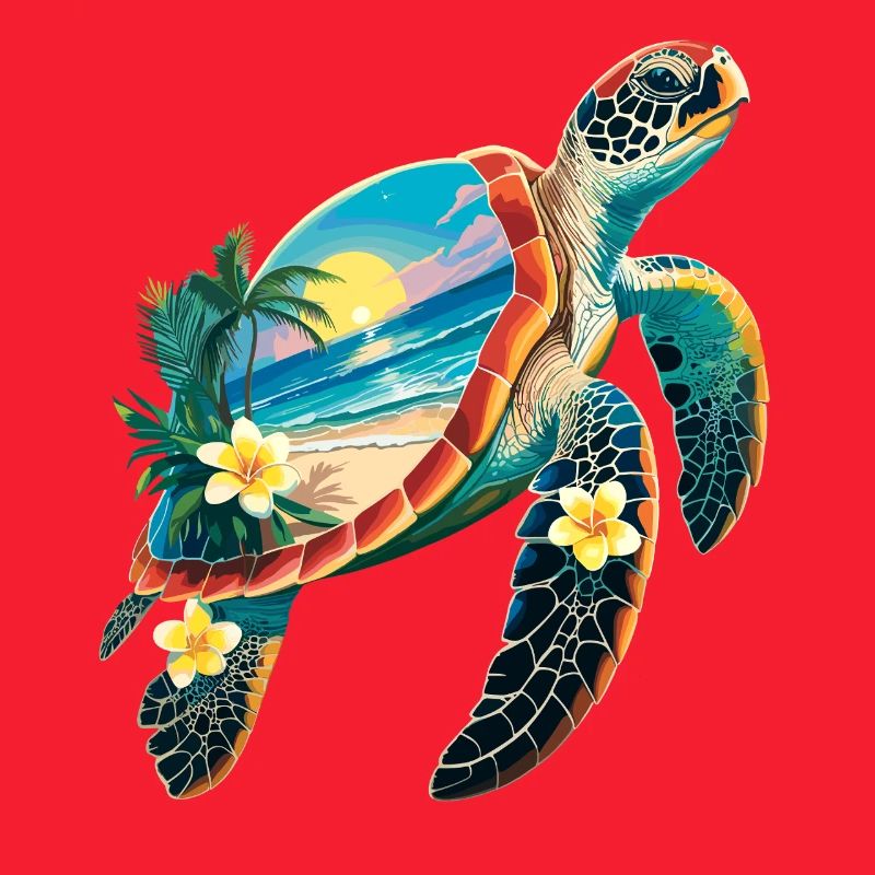 Turtle Waves Surf Turtle Surfer Turtles