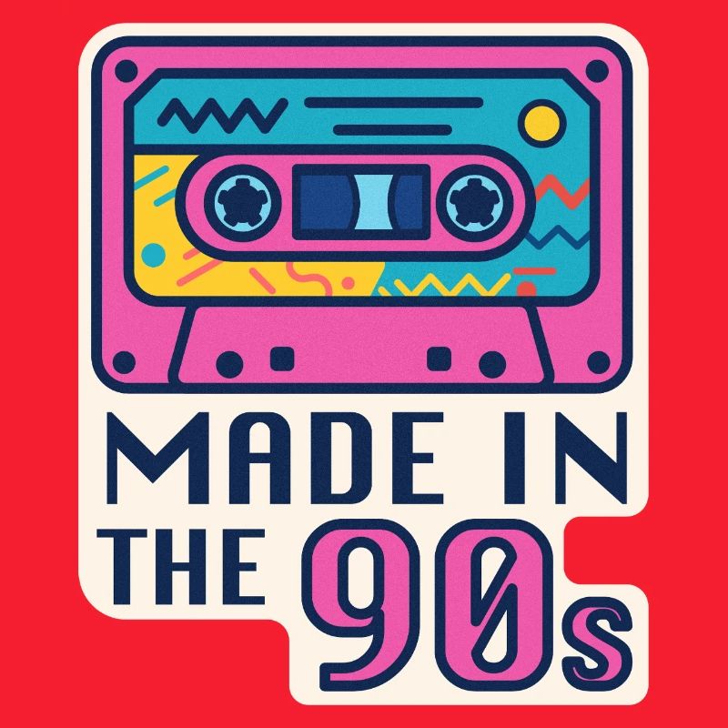 Kassette 90er Nostalgie Design