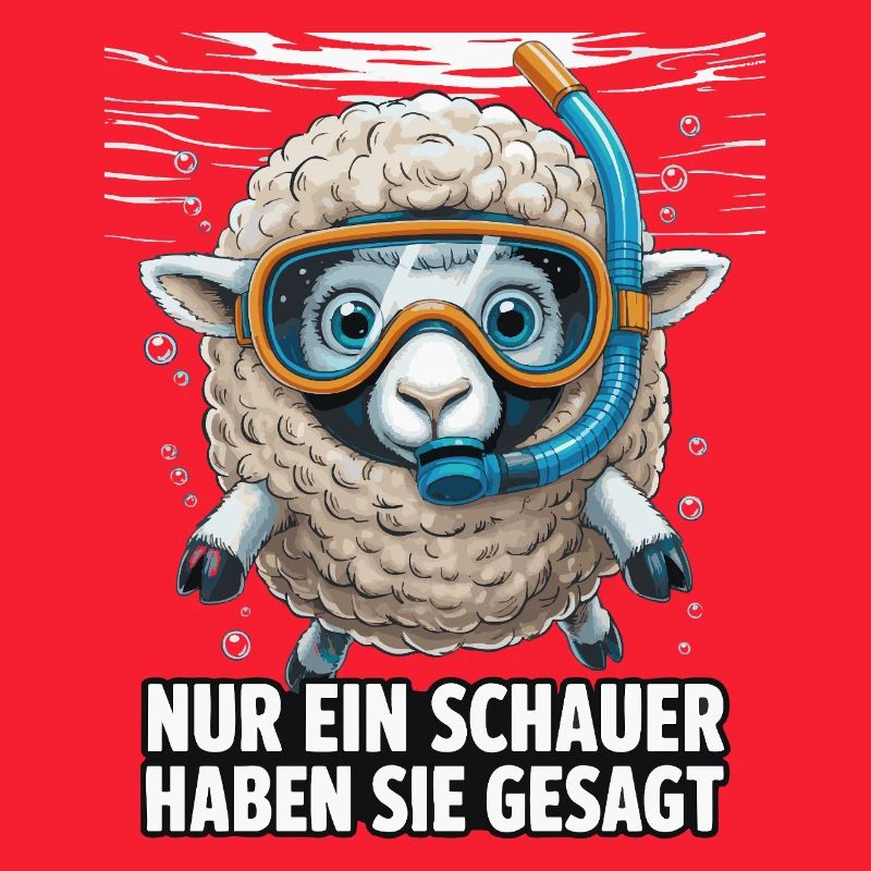 Nur ein Schauer – Lustiges Schaf Design