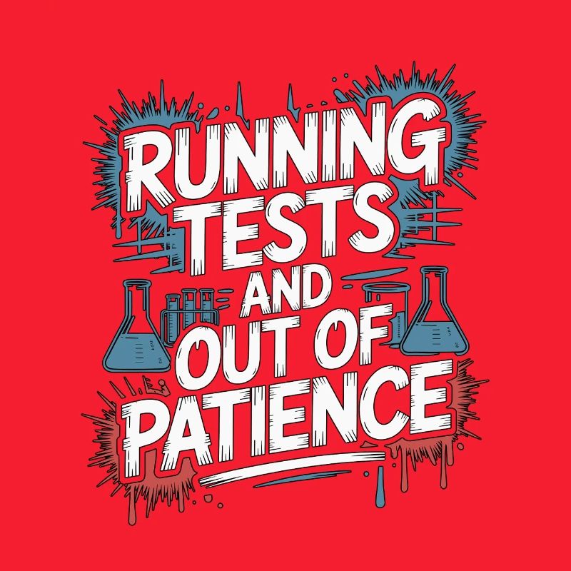 Lab Technician Running Tests And Laboratory Work