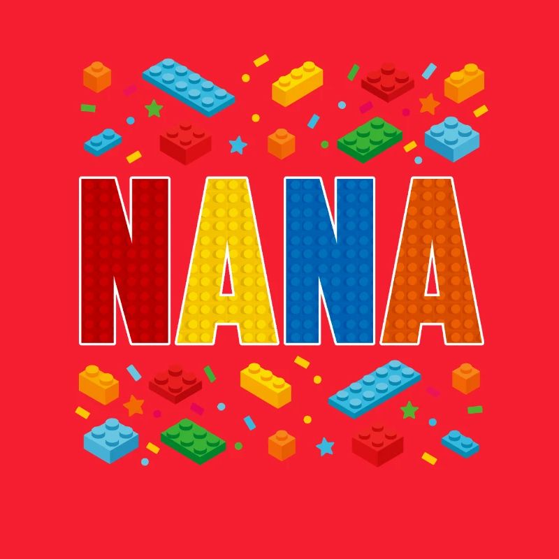 Nana brique constructeur grand-mère créative amant de blocs
