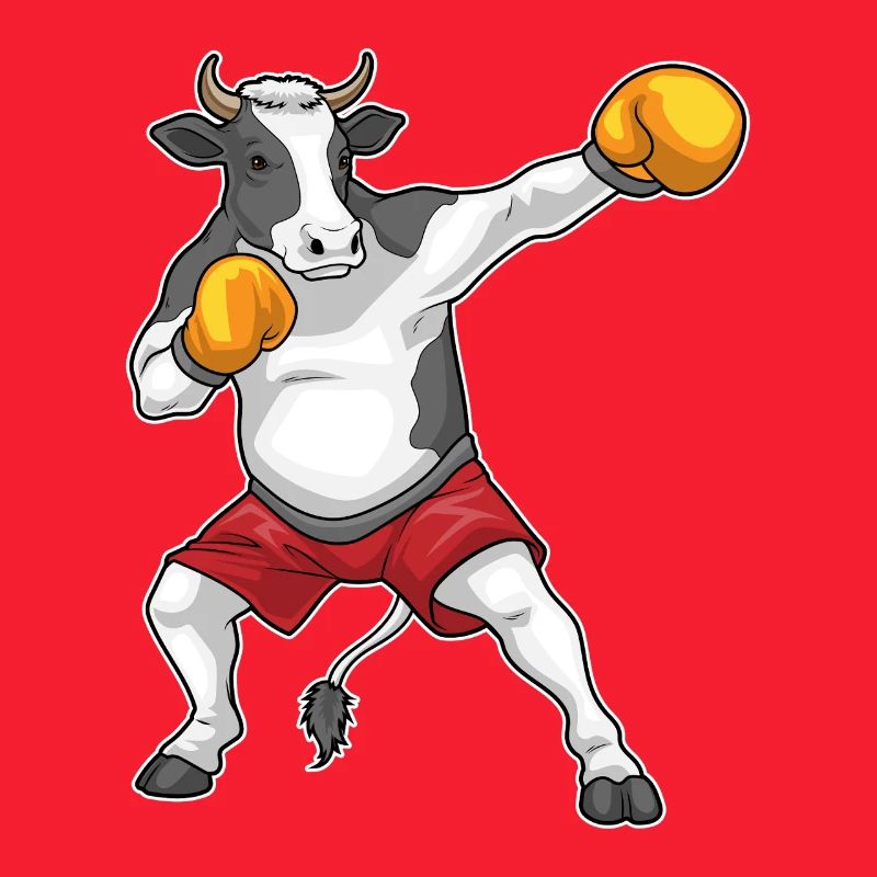 Kuh Boxer Boxhandschuhe Boxen