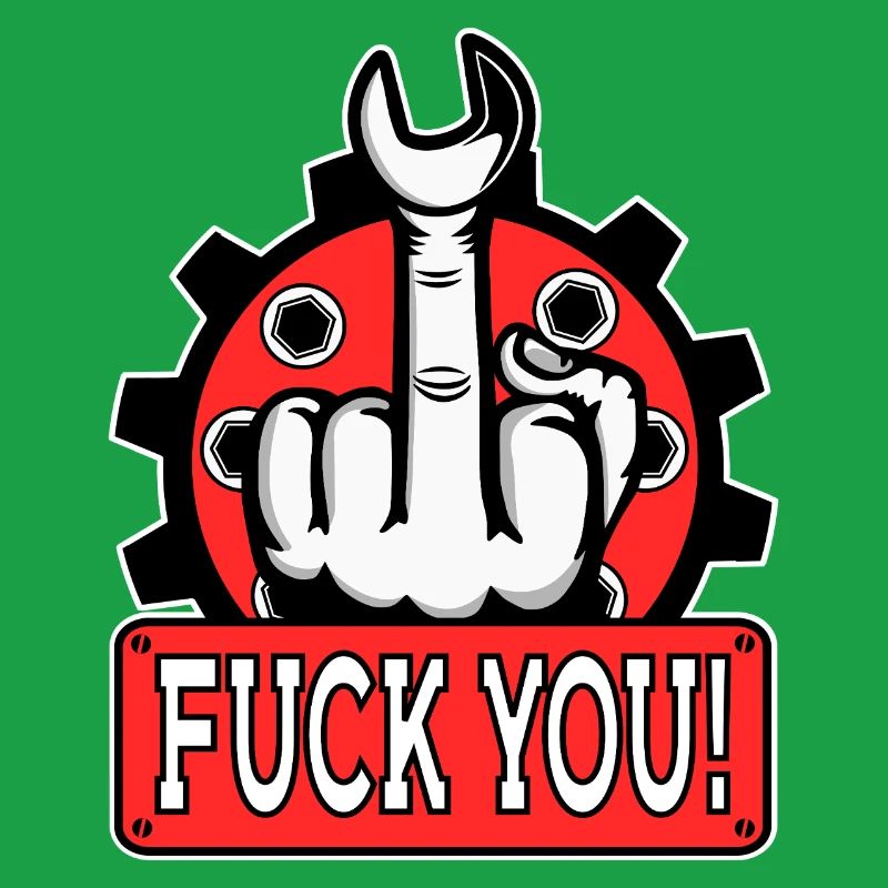 Provocative middle finger statement