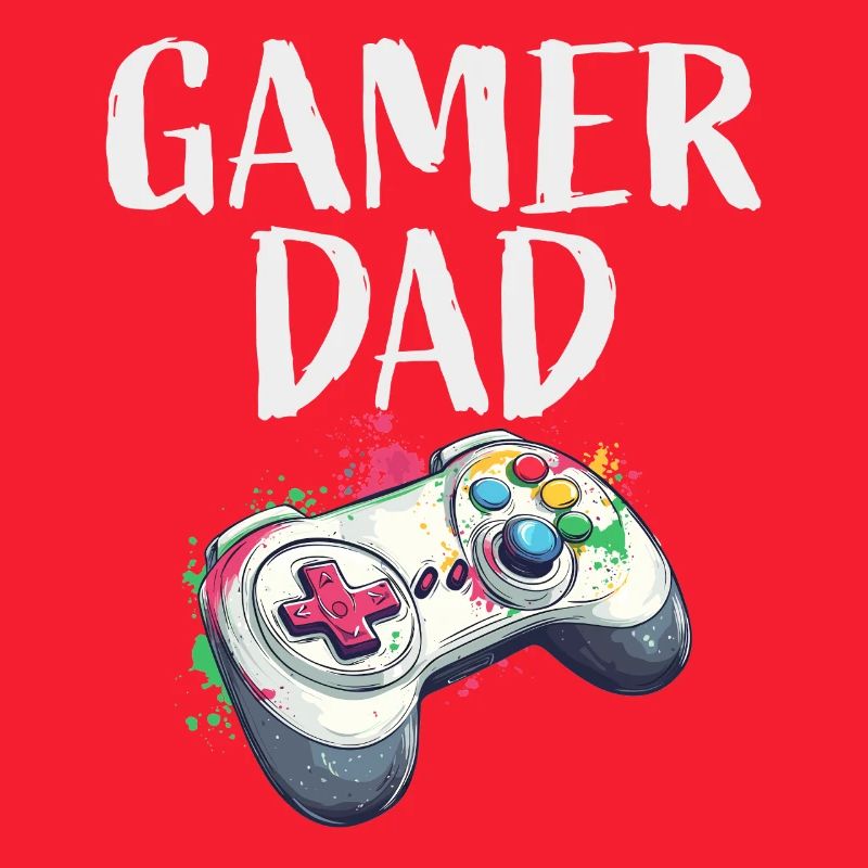 Gamer Dad Controller Splash