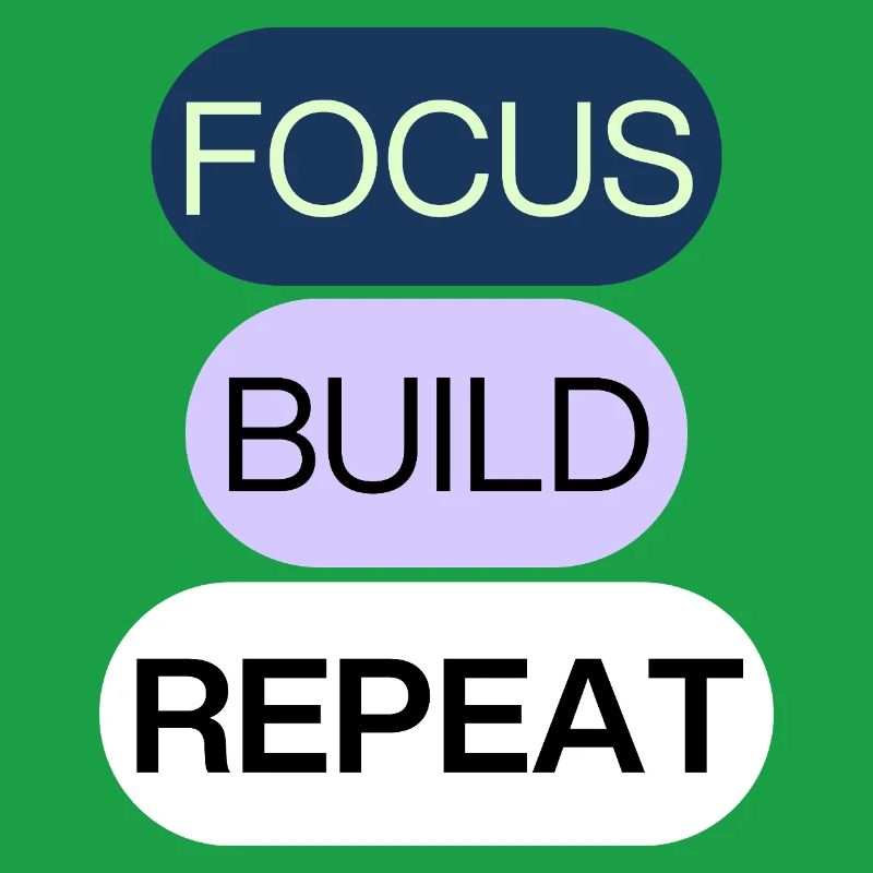Focus, Build, Repeat – Creator Mindset