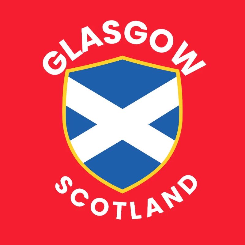 Glasgow shield saltire design