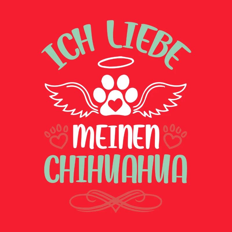 Chihuahua Love Wing Design