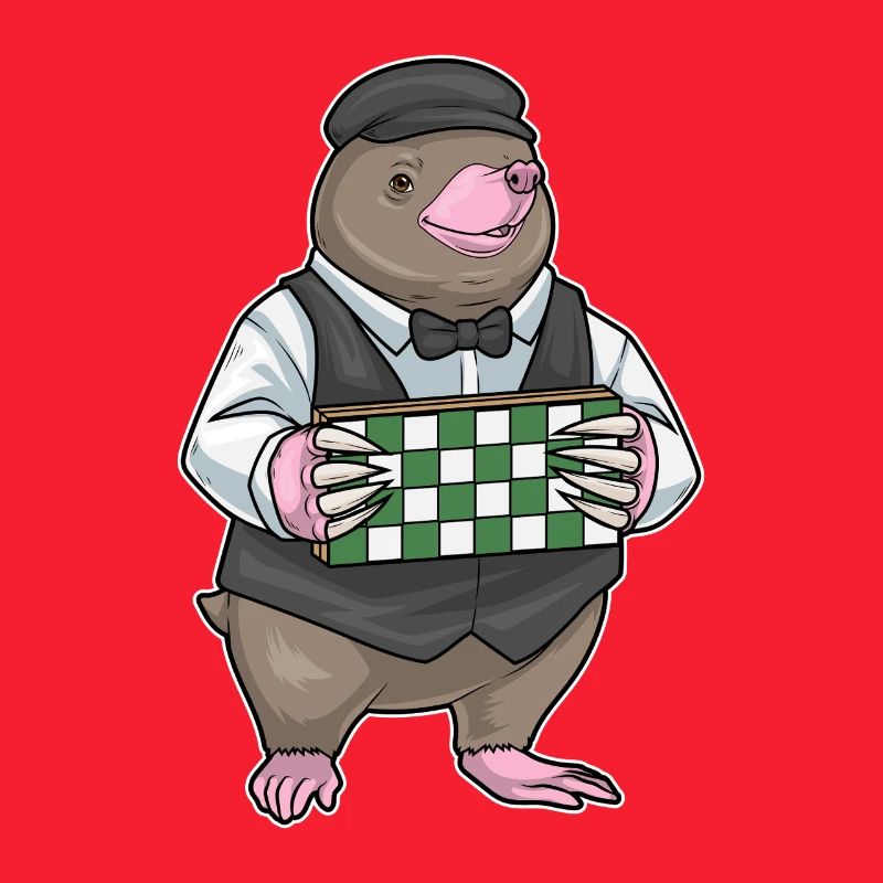 Mole Chessboard Chess Board Game
