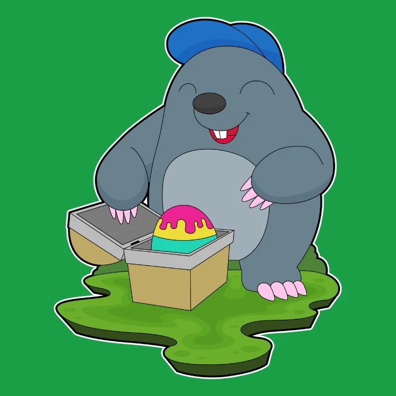 Mole Easter Easter Egg