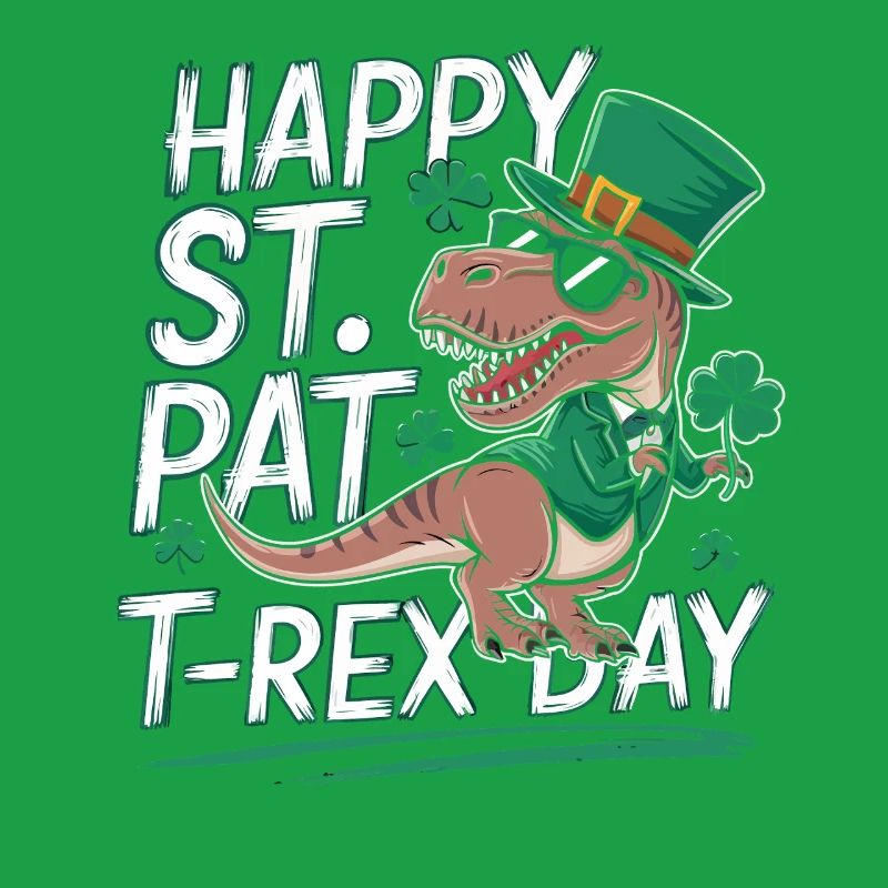 T-Rex for St. Patrick's Day