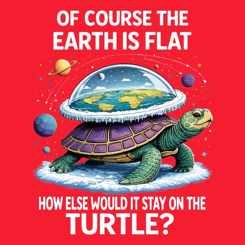 Turtle Flat-Earth Saying