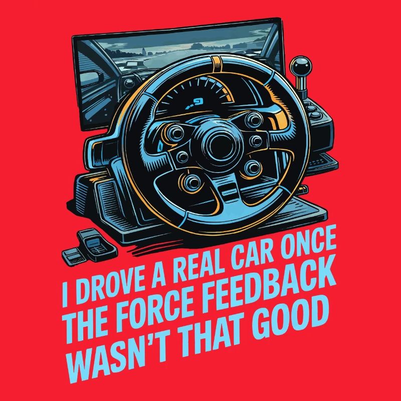 Ich bin einmal ein echtes Auto gefahren, das Force