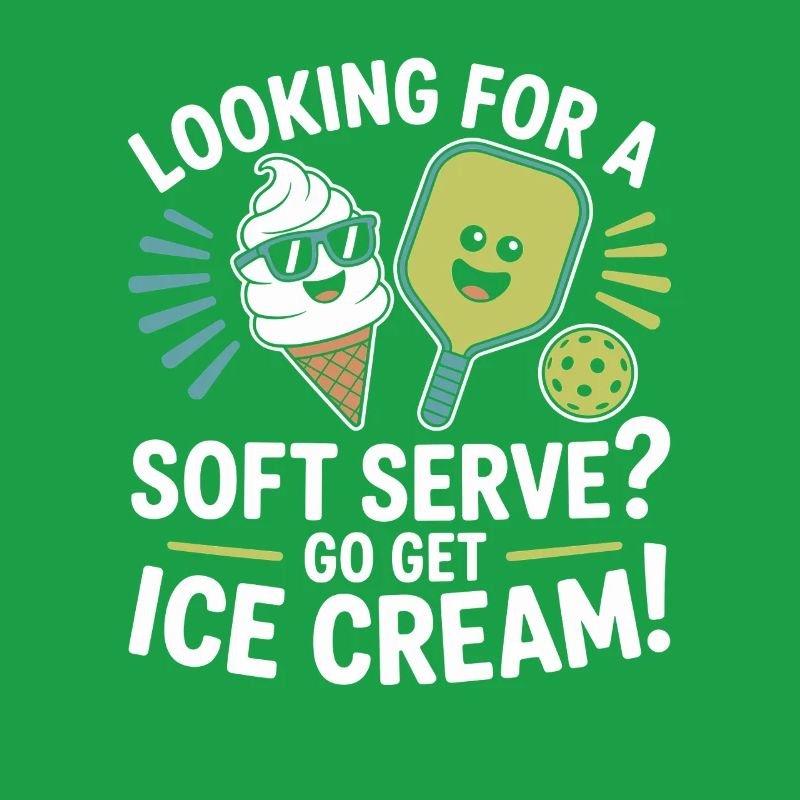 Pickleball Player Looking For Soft Serve Dinking